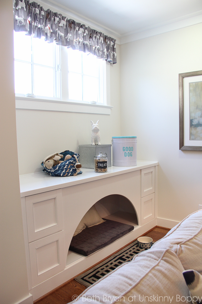 Doggie hideaway built into the wall. Birmingham Parade of Homes Decor Ideas 