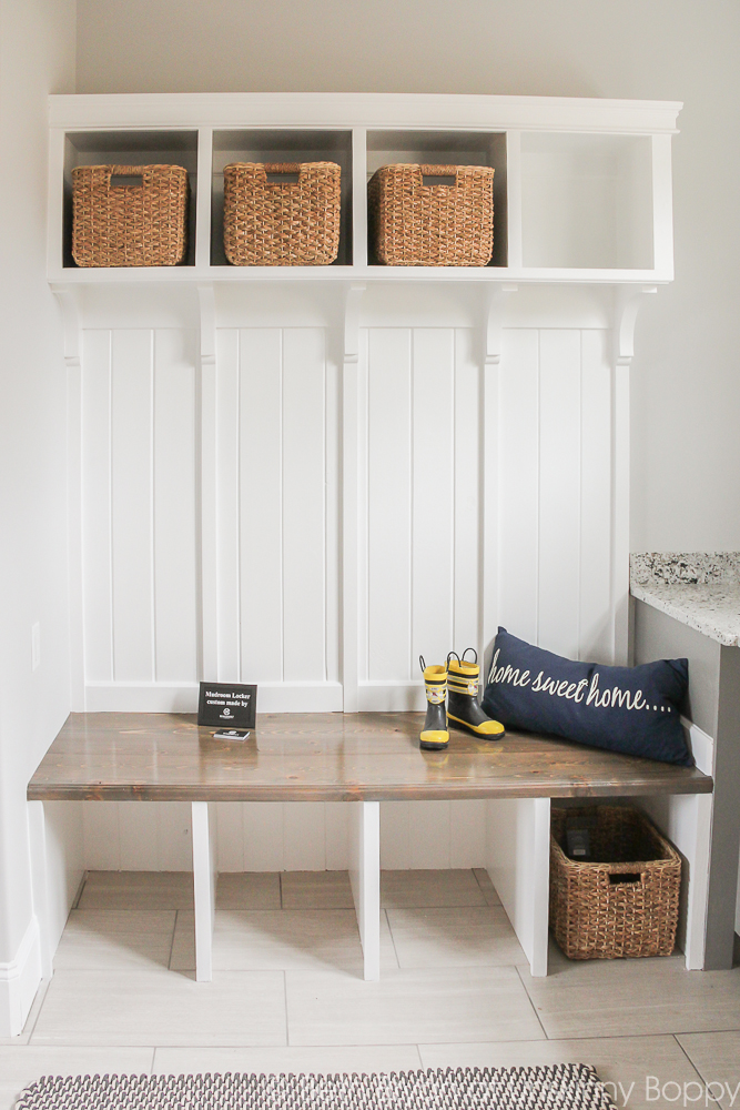 Laundry Room cubbies - Birmingham Parade of Homes Decor Ideas 