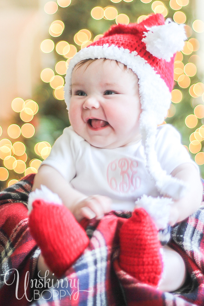 Baby's First Christmas pic idea