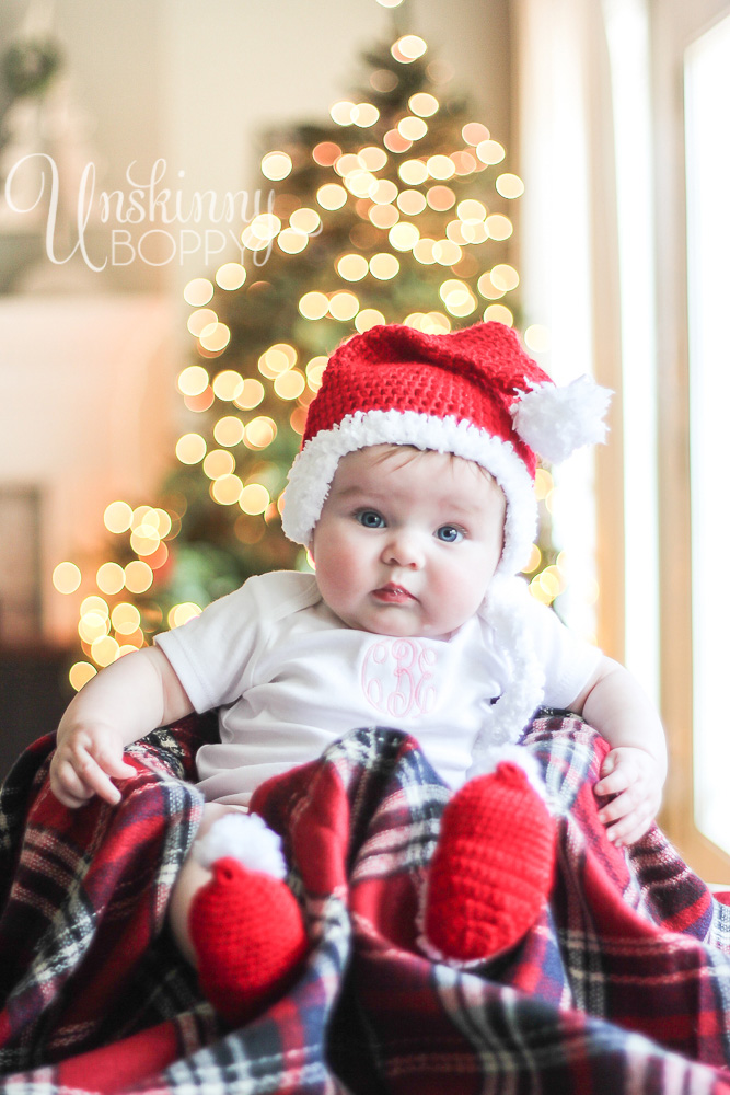 Cute baby's First Christmas pic ideas