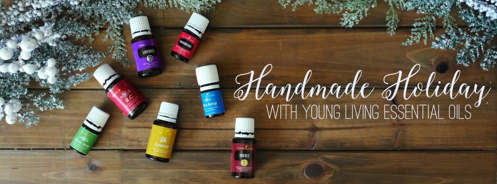 handmade holiday with essential oils