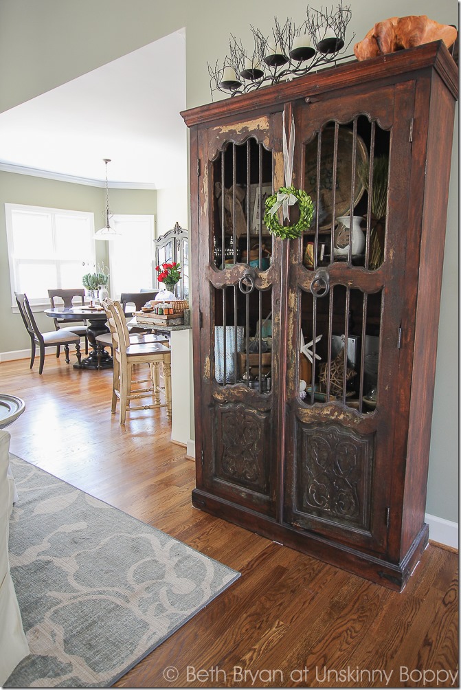 HUGE wooden cabinet filled with treasures