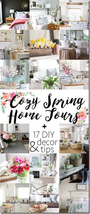 Cozy Spring Home Tours + 17 DIY & Decor tips | www.unskinnyboppy.com