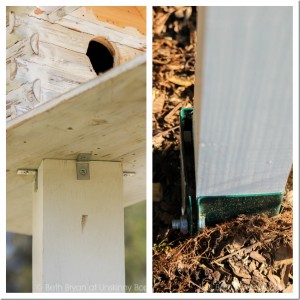 DIY birdhouse on a pole - DIY garden ideas | Cozy Spring Home Tour | www.unskinnyboppy.com