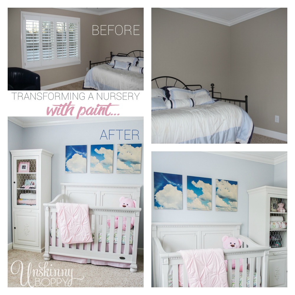 Transforming a nursery with paint