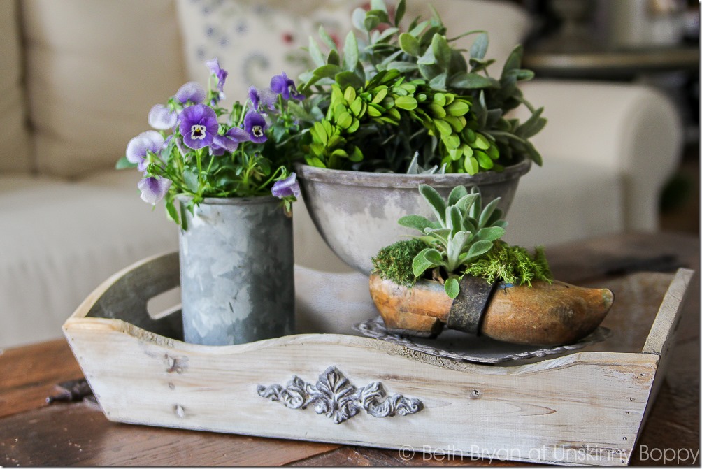 Easy Spring decorating ideas | Cozy Spring Home Tour | www.unskinnyboppy.com