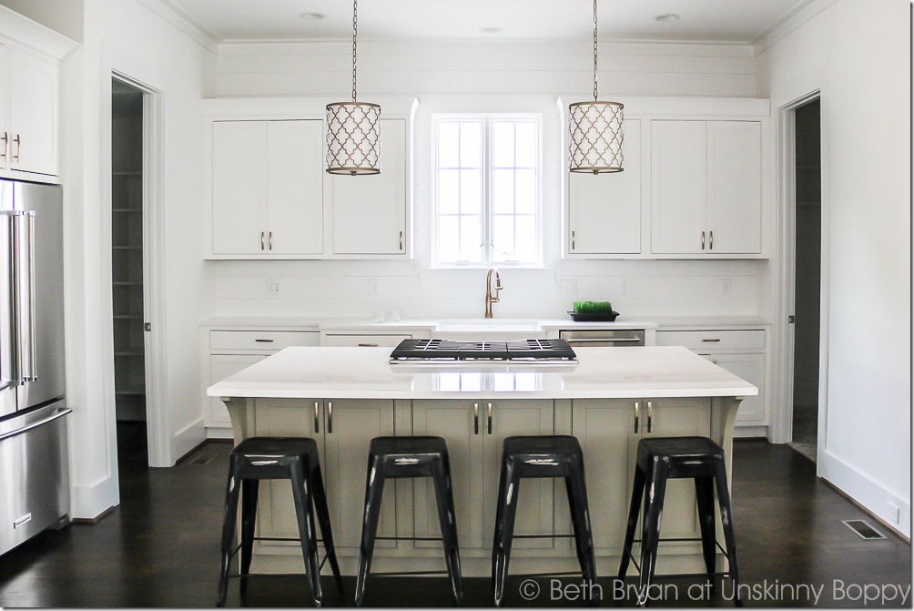 symmetrical kitchen island