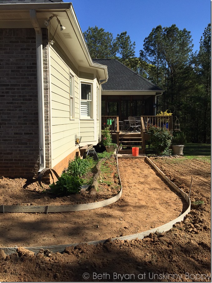 Backyard makeover during construction-10