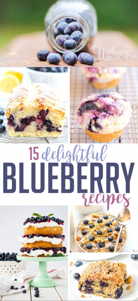 15 Delightful Blueberry Recipes