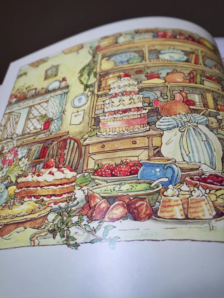 Summer Story with strawberries from The Complete Brambly Hedge book