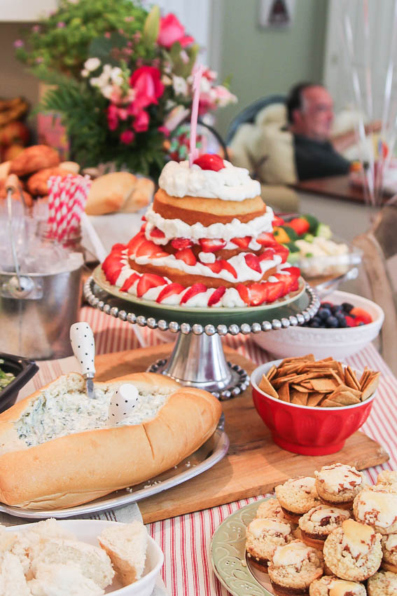 Strawberry Themed Birthday party food-1