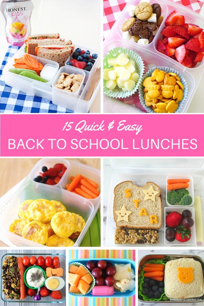 15 Back to School Lunch Ideas