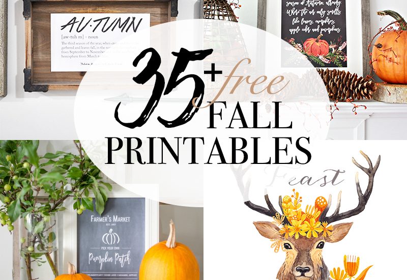 35 Free Fall Printables