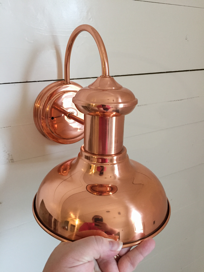 amazing copper wall sconce