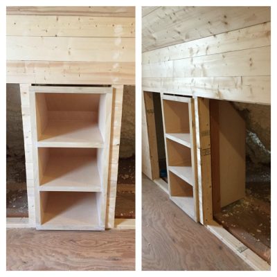 Attic Updates: Paint and Cubby Storage Progress - Beth Bryan