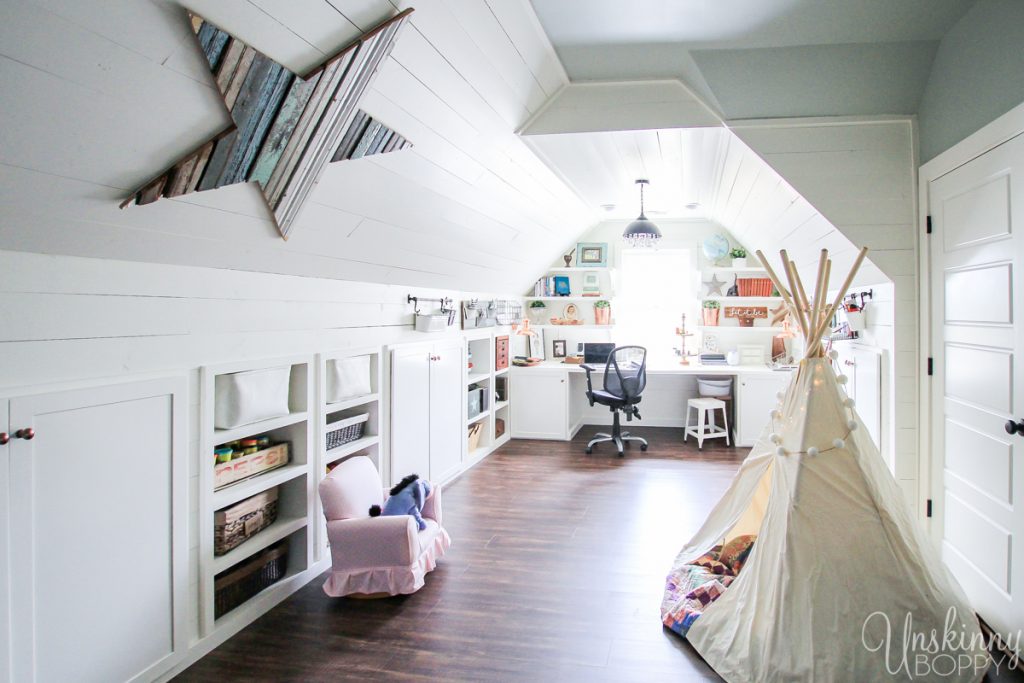 Amazing Attic Playroom - Office-7