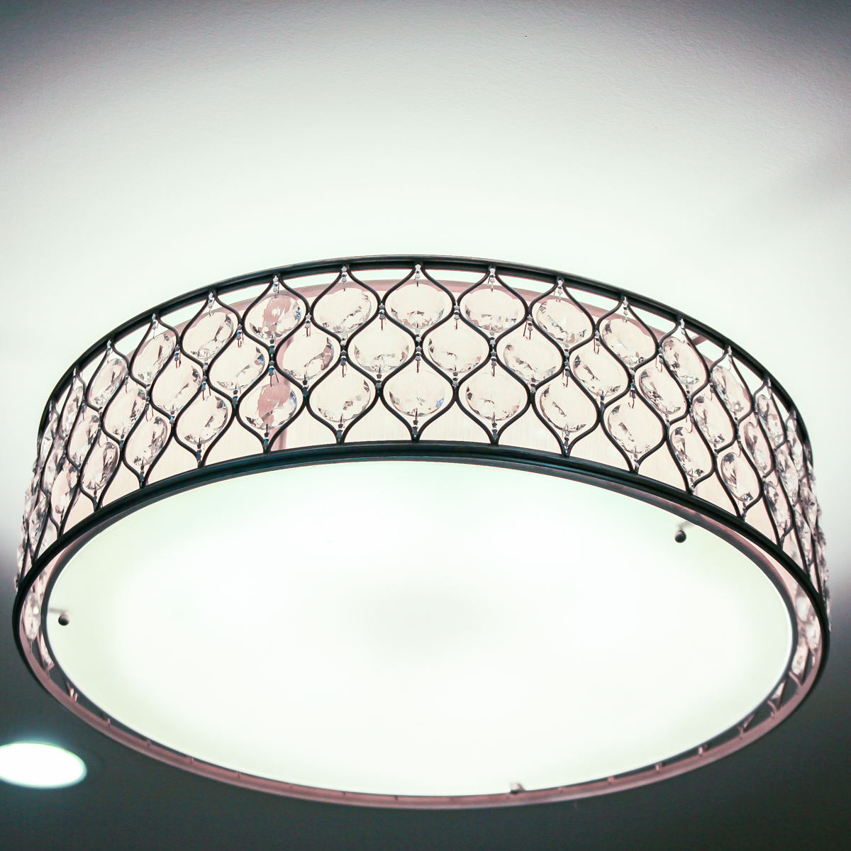 Modern Lighting Fixture Ideas- glass drum