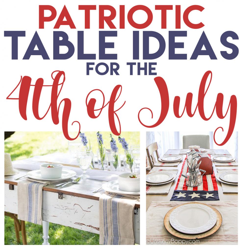 Patriotic Table Ideas for the 4th of July