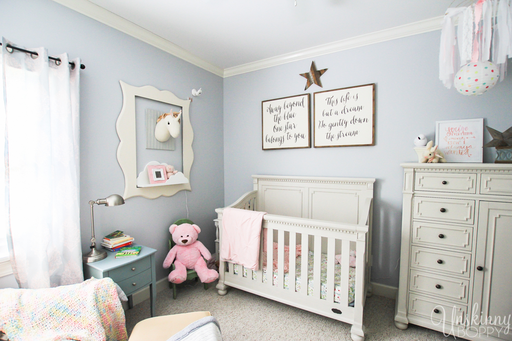 Magical Unicorn Girl's Nursery-5