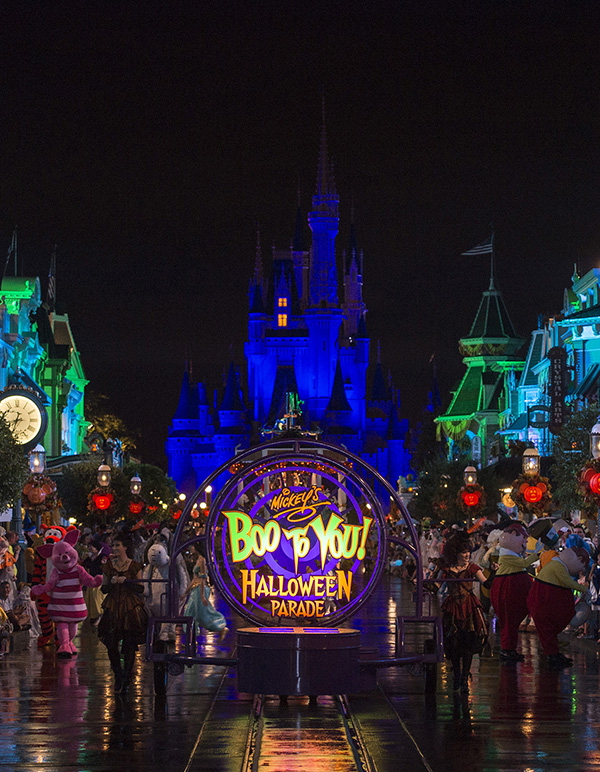 Boo to You Parade at Minnie and Mickey's not-so-spooky Halloween party at Disney World