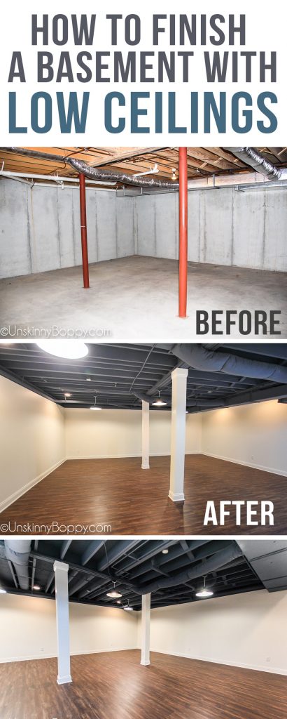 Tales Of Painted Basement Ceilings And, Should You Finish A Basement With Low Ceiling