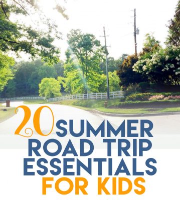 20 Summer road trip essentials for kids