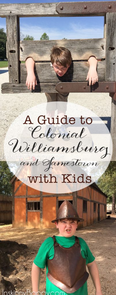 guide to colonial williamsburg with kids