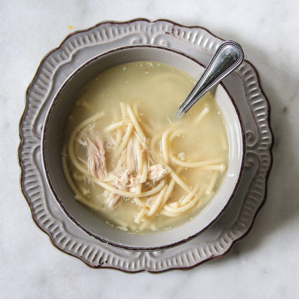 homemade chicken noodle soup