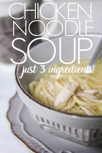 homemade chicken noodle soup