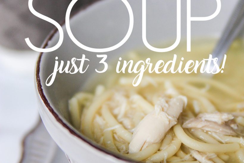 homemade chicken noodle soup