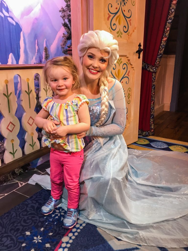 Character Meet and Greet with Elsa from Frozen at Norway in Epcot