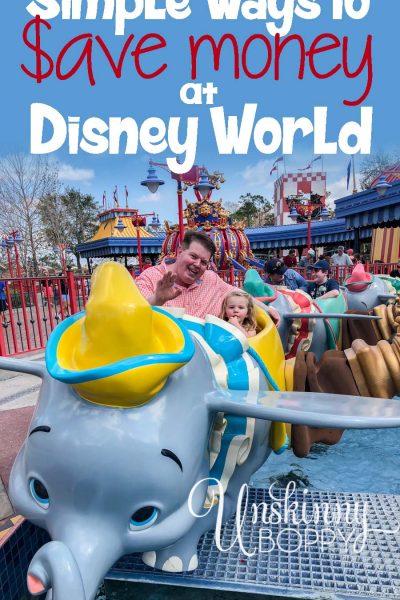 Ways to save money at Walt Disney World Vacation