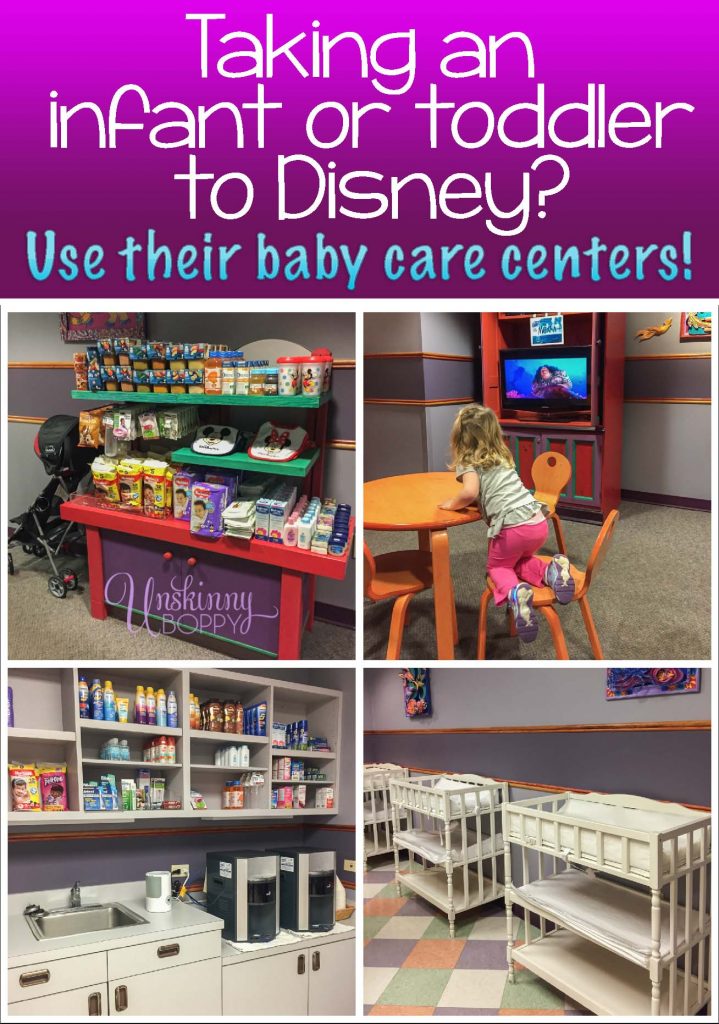 Huggies baby care centers at Disney World for infants and toddlers