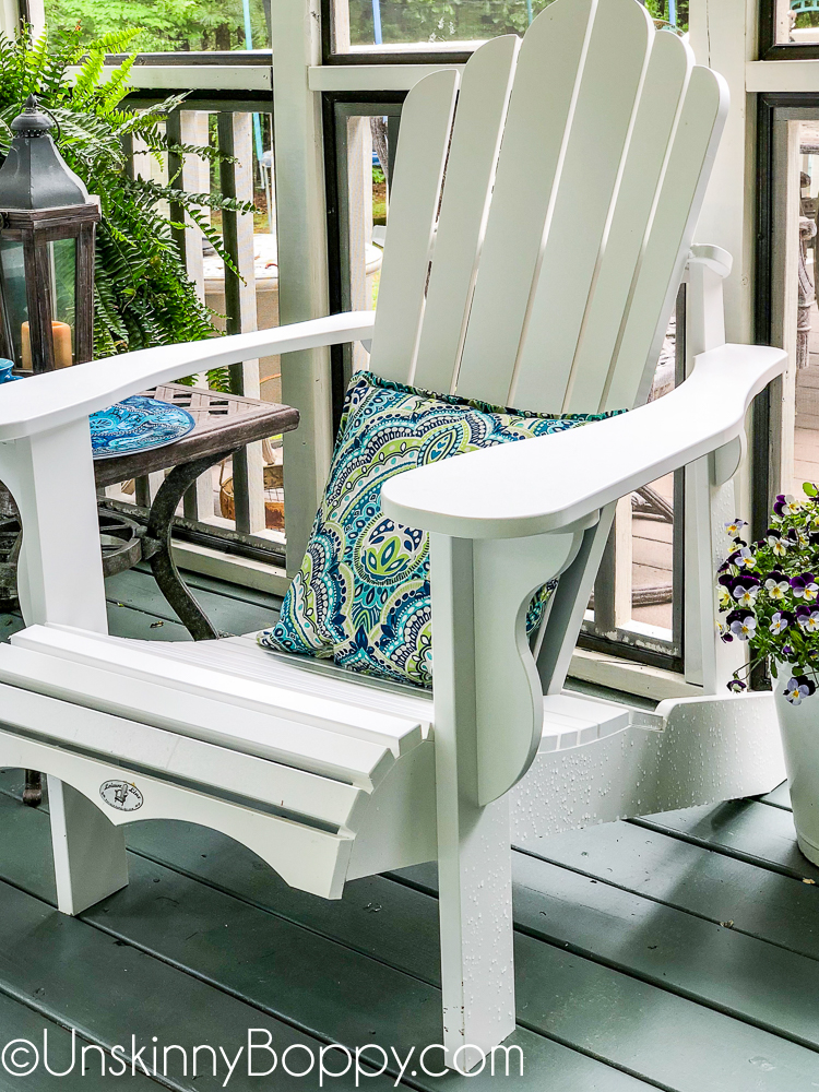 White Lifetime Adirondack chair from Costco