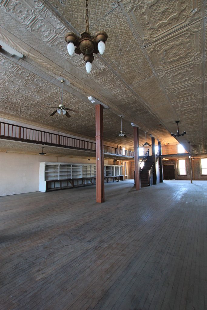 Main Street Turn-of-the-Century Mercantile Store in need of renovation