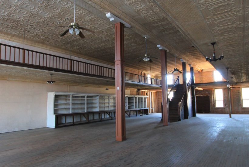 Main Street Turn-of-the-Century Mercantile Store in need of renovation