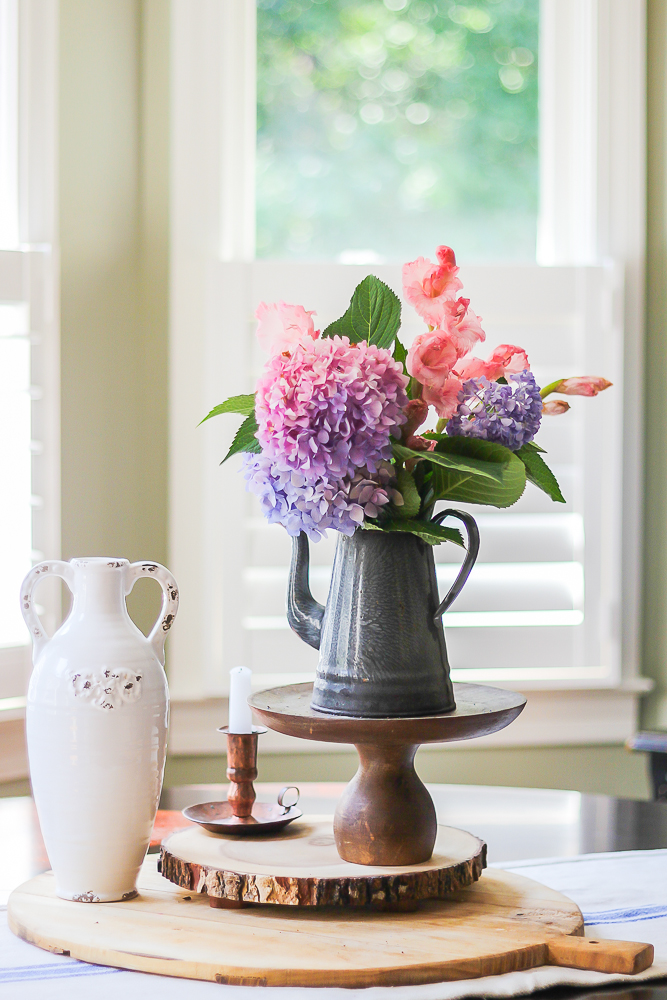 Hydrangeas are great in flower arrangements