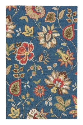 Jaipur Feria blue floral rug