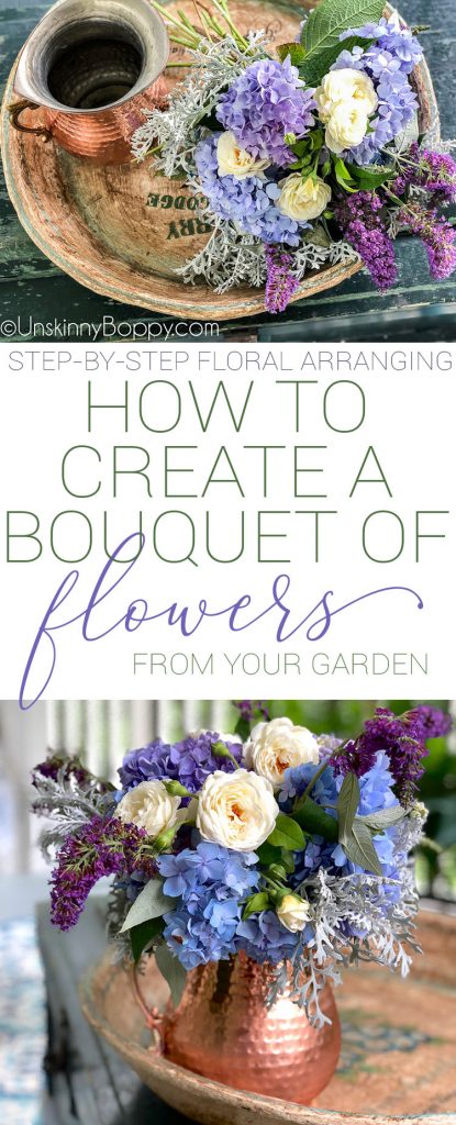How to create a bouquet of flowers from your garden