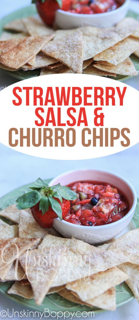 Strawberry Salsa Churro Chips Recipe