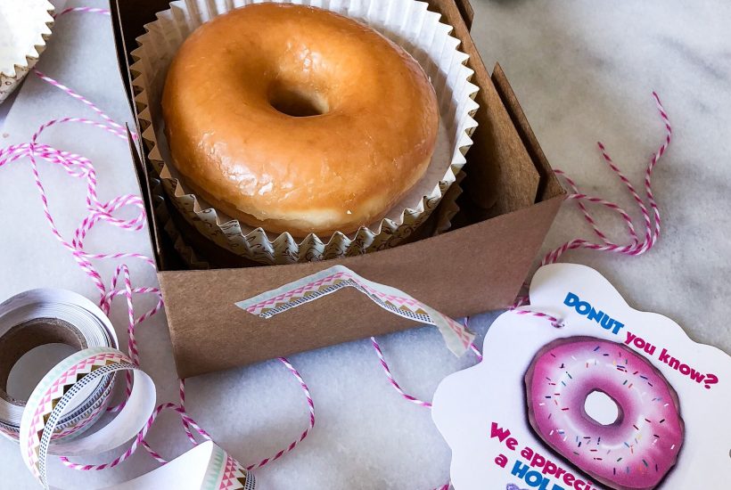Donut themed Teacher Appreciation Free Printable