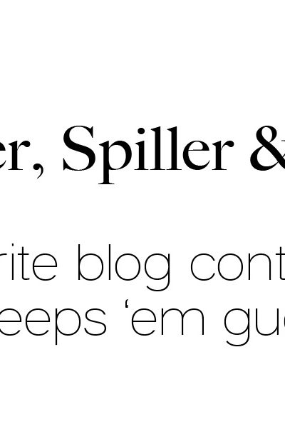 blog content ideas