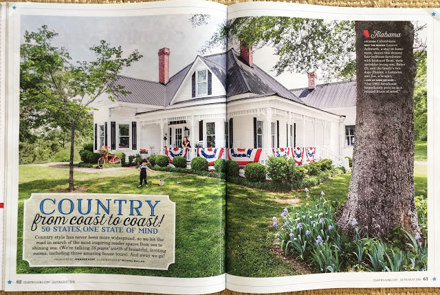 county living patriotic porch