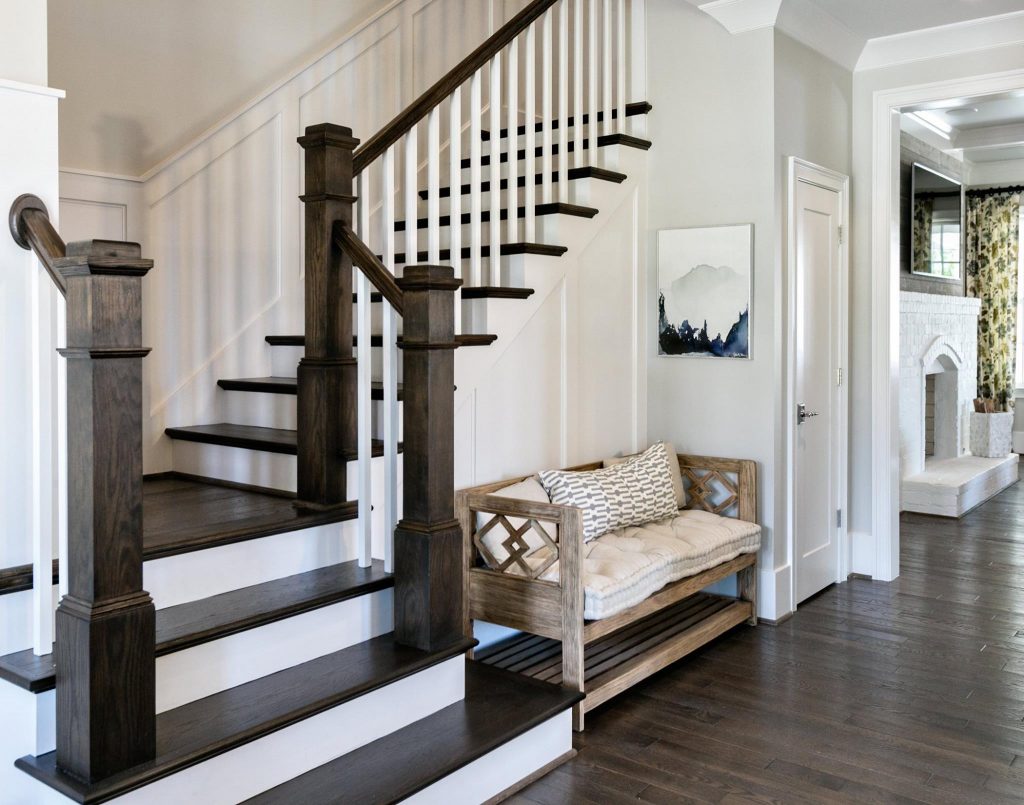 open foyer to living room