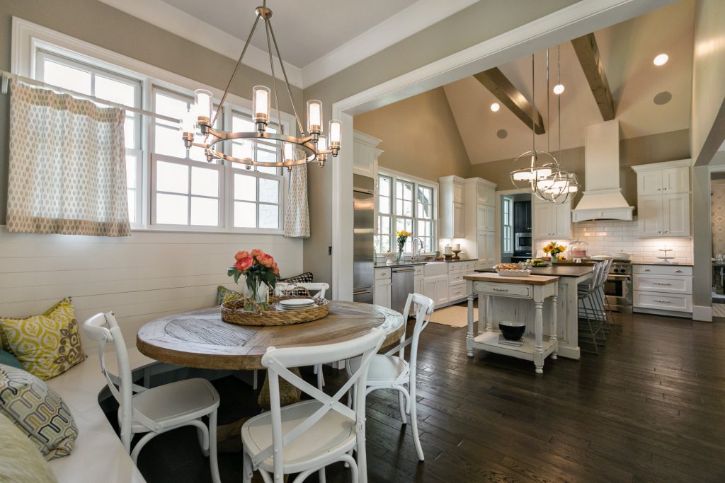 Breakfast nook with banquette