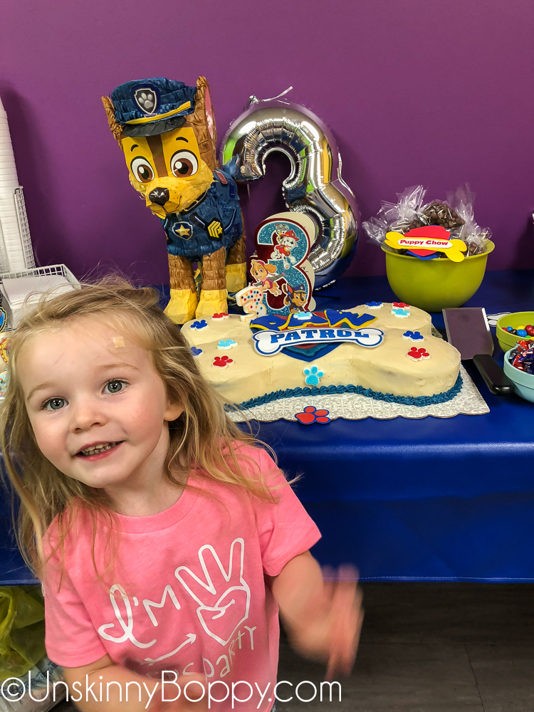 3 year old Paw Patrol party ideas