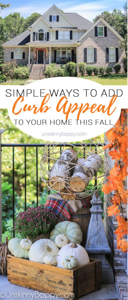 simple ways to add fall curb appeal