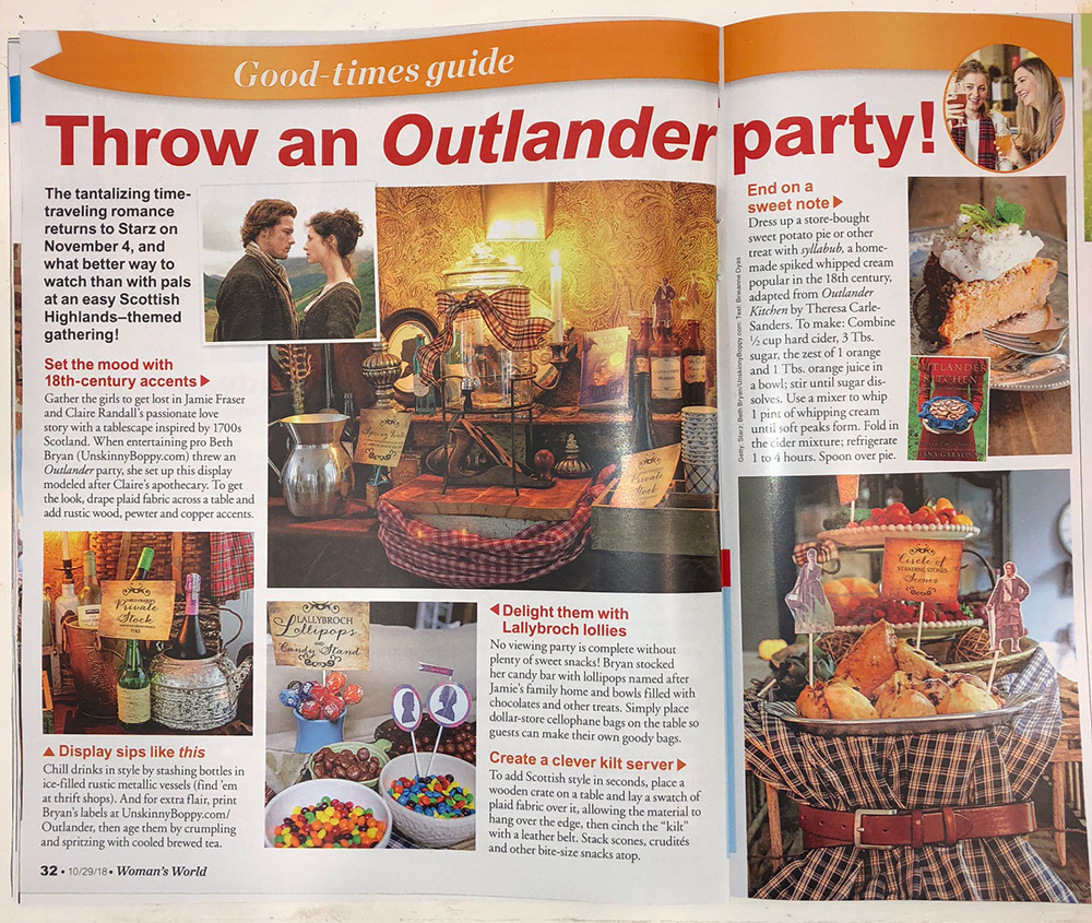 Outlander Party Ideas from Womans World