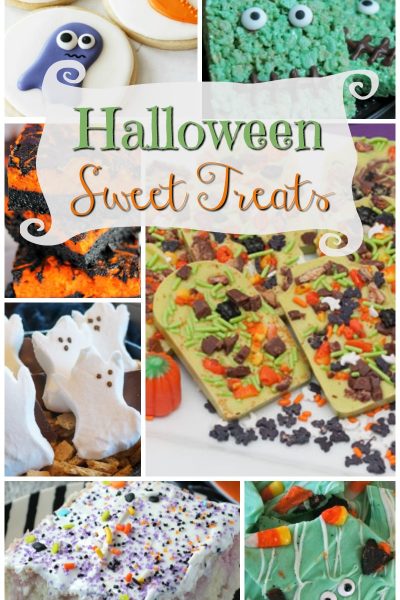 Kick off the Halloween season with these amazing Halloween Sweet Treats! Full of spooky fun and scary good flavor, these homemade Halloween snacks are certain to please! #Halloween #homemade #DIY #snacks