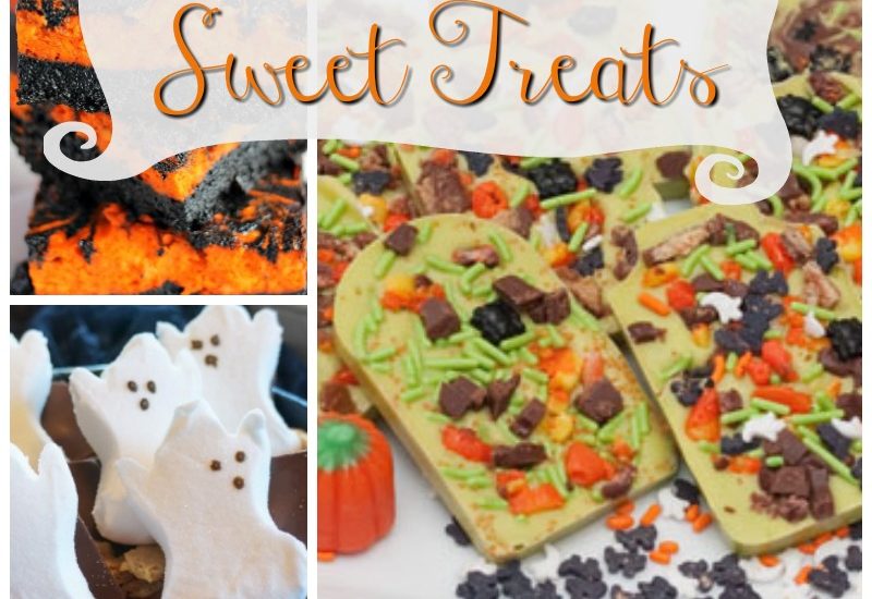 Kick off the Halloween season with these amazing Halloween Sweet Treats! Full of spooky fun and scary good flavor, these homemade Halloween snacks are certain to please! #Halloween #homemade #DIY #snacks
